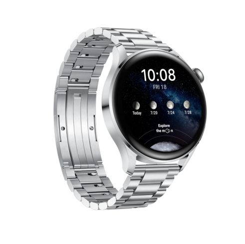 Часовник Huawei Watch 3 Elite Galileo-L31E, 1.43", Amoled, 466x466, 2GB+16GB, BT(2.4 GHz, supports BT5.2 and BR+BLE), e-Sim*(If it's active in the operator), WR 5ATM, GPS, WiFi, Battery 450 mAh, Ultra-long battery life 14 days, Harmony OS, APP Galery, sta