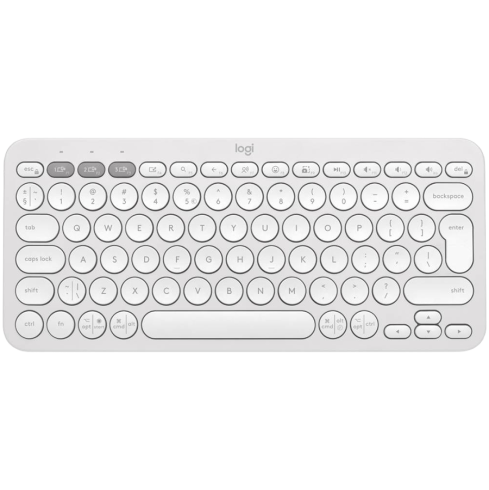 Tastatură Logitech Pebble Keys 2 K380s - ALB TONAL - US INT'L - BT - N/A - INTNL-973 - UNIVERSAL