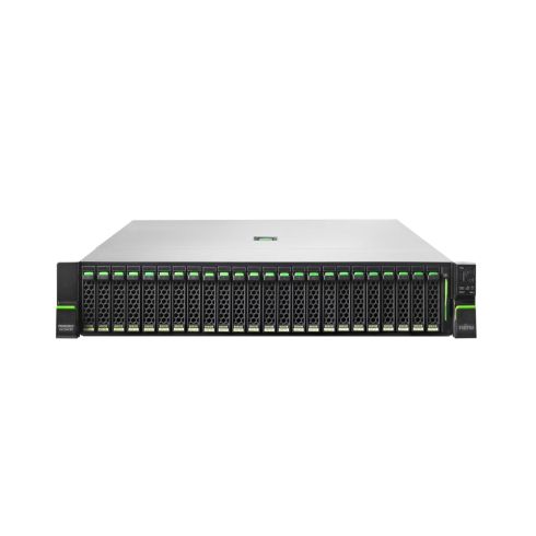 Server Fujitsu PRIMERGY RX2520 M5, 2U, 2xSocket, 1xXeon-Silver 4208, 32GB (2x16 GB RG ECC 2933 1R), 4x3.5"bay, 2x2TB 7.2K HP 3.5" BC, 2x1Gb, SAS/SATA HBA PSAS CP 2100-8i FH/L, 1xPSU 800W HPL (94% efficiency), Win SVR Std 2022 ENG 1pk DSP 16 Core, 3Y Warra