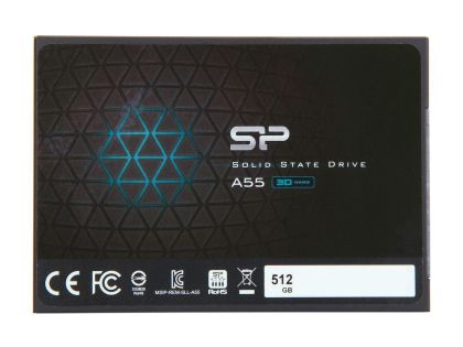 SSD SILICON POWER A55, 2.5", 512 GB, flash SATA3 3D NAND