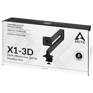Arctic Desk Mount Monitor - X1-3D