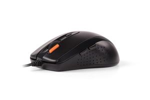 Wired mouse A4Tech N-70FX V-Track silent, Black, USB