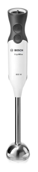 Blender Bosch MS61A4110, Blender, ErgoMixx, 800 W, Cană transparentă inclusă, Alb, antracit