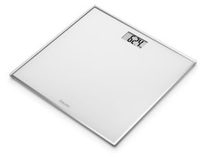 Scale Beurer GS 120 Kompakt Glass bathroom scale black; Automatic switch-off, overload indicator; 180 kg / 100 g