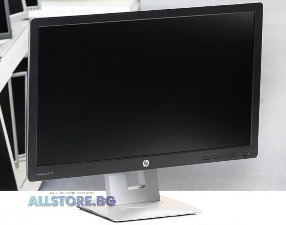 HP EliteDisplay E232, hub USB 23" 1920x1080 Full HD 16:9, argintiu/negru, grad A-