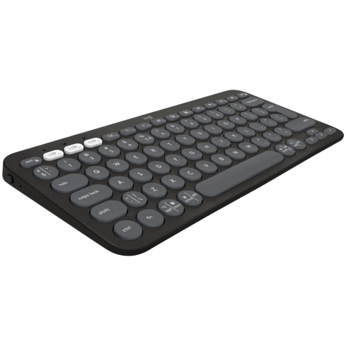 Keyboard Logitech Pebble Keys 2 K380s - TONAL GRAPHITE - US INT'L - BT - N/A - INTNL-973 - UNIVERSAL