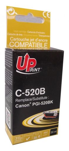 Inkjet UPRINT PGI520 CANON, Cu cip, Negru