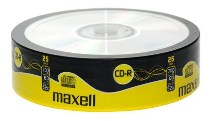 CD-R80 MAXELL, 700MB, 52x, 25 buc