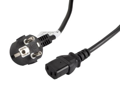 Cablu Lanberg CEE 7/7 -> IEC 320 C13 cablu de alimentare 3m VDE, negru