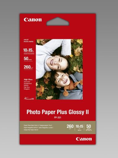 Paper Canon Plus Glossy II PP-201, 10x15 cm, 50 sheets