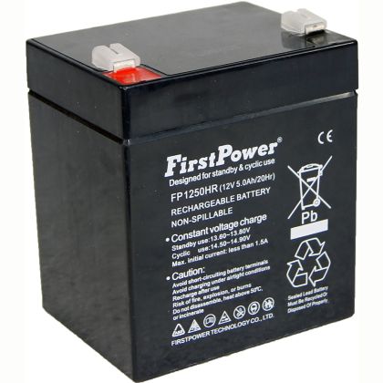 Battery FirstPower FP5-12 - 12V 5Ah F2