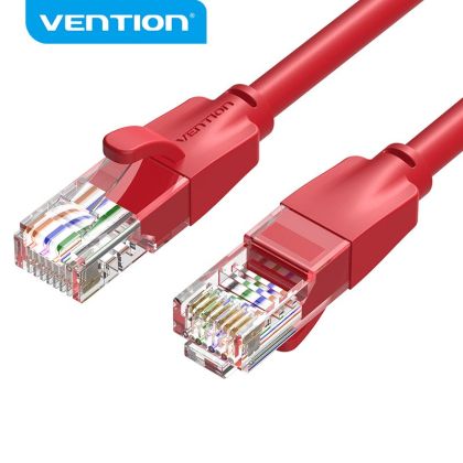 Cablu Vention LAN UTP Cat.6 Patch Cable - 1M Roșu - IBERF