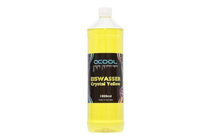 Alphacool Eiswasser Crystal Yellow UV-active premixed coolant 1000ml