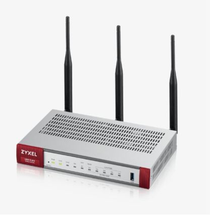 Seria Firewall ZyXEL USG FLEX, 10/100/1000, 1 * WAN, 4 * porturi LAN/DMZ, WiFi 6 AX1800, 1 * USB cu pachet UTM de 1 an