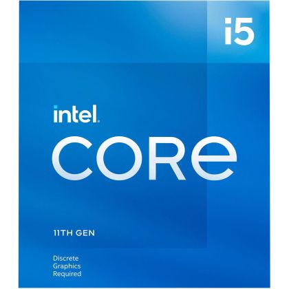 Procesor Intel Rocket Lake Core i5-11400F, 6 nuclee, 2,60 Ghz (până la 4,40 Ghz), 12 MB, 65 W, LGA1200, BOX