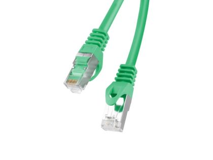 Кабел Lanberg patch cord CAT.6 FTP 1m, green