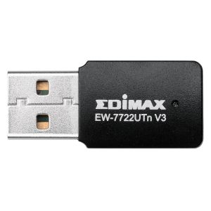 Mini adaptor wireless EDIMAX EW-7722UTN V3, USB, Realtek, 2.4Ghz, 802.11n/g/b