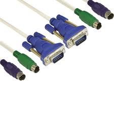 Set cablu VCom Set comutator KVM - CK501A-3m