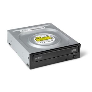 Optical drive Hitachi-LG GH24NSD1 Internal DVD-RW S-ATA, Super Multi, Double Layer, M-Disk Support, Bare Bulk, Black