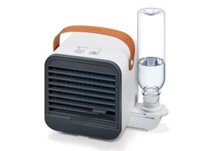 Fan Beurer LV 50 Fresh Breeze table fan, Cools for up to 4 hours, Evaporation principle, Removable water tank, 3 settings, Filter change indicator, USB connection, 460 g