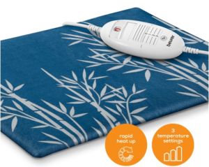 Beurer HK 35 heat pad; 3 temperature settings; automatic switch off after 90 min; cotton cover; washable at 40°; 40(L)x30(W)