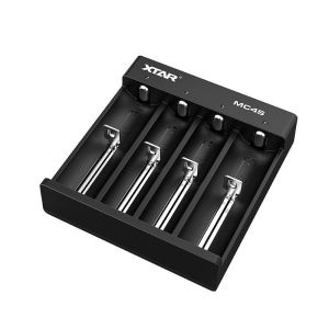 XTAR MC4S, USB Type-C, încărcător universal, LiIon și NIMH, 18650, CR123, AA, AAA
