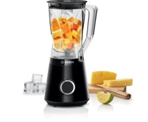 Блендер Bosch MMB6141B Series 4, VitaPower Blender, 1200 W, Tritan blender jug 1.5 l, Two speed settings and pulse function, ProEdge stainless steel blades made in Solingen, Black