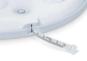 Scale Beurer BY 90 baby scale, Data transfer via Bluetooth, Automatic and manual hold function, Curved weighing surface, 10 Measurement memory spaces