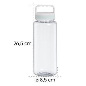 Flacon lichid Xavax To Go, 1250 ml, plastic, usor, transparent