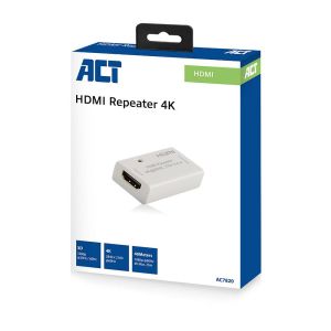 Repetor HDMI ACT AC7820, Amplifică semnalul HDMI până la 40 m, Suportă 4K