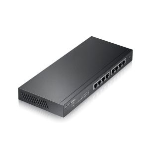 Switch ZyXEL GS1900-8 v2, 8 port GbE L2 smart switch, desktop, fanless