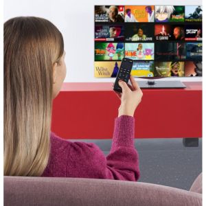 Telecomanda universala Hama pentru TV + Netflix, Prime Video, butoane Disney+, programabila
