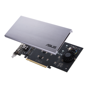 Cardul ASUS Hyper M.2 x16 (PCIe 3.0) acceptă până la 4 dispozitive NVMe M.2 (2242/2260/2280/22110)