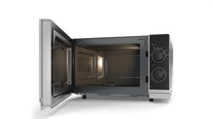 Microwave oven Sharp YC-PS201AE-S, Manual Control, Cavity Material -steel, 20l, 700 W, Easy to Clean, Silver door, Cabinet Colour: Silver