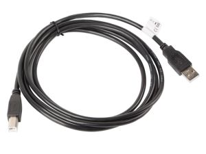 Cablu Lanberg USB-A (M) -> cablu USB-B (M) 2.0 1,8 m, negru