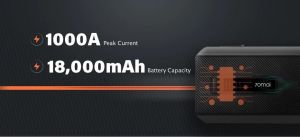 Lanternă multifuncțională pentru mașină Jump Starter 70mai Max 18000mAh Power Bank - PS06