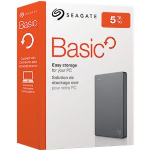 SEAGATE Basic 2.5inch 5TB USB 3.0 black external HDD