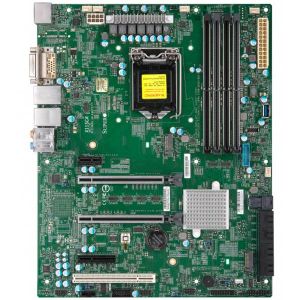 Server placa de bază Supermicro X11SCA-Bulk Single Socket H4 (LGA 1151), 1x LAN cu controler Intel Ethernet I210-ATSingle LAN cu controler Intel PHY I219LM LAN, 1 PCI-E 3.0 x4, 1 PCI-E 3.0 x1, 2 sloturi PCI-Ex16