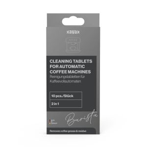 Xavax Cleaning Tablets f. Coffee Machine, Universal Coffee Grease Remover, 10 Tabs