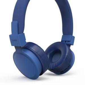 Căști cu microfon HAMA "Freedom Lit II" Bluetooth, On-Ear, albastre