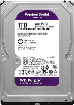 Hard disk WD Purple WD11PURZ, 1TB, 5400rpm, 64MB, SATA 3