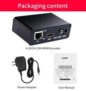 Decodor codificator ESTILLO HDSW0019M1, H.265-HEVC / H.264-AVC, HDMI