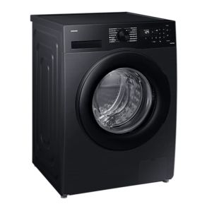 Mașină de spălat rufe Samsung WW80CGC04DABLE, Mașină de spălat, 8 kg, 1400 rpm, Motor digital invertor, Eficiență energetică A, Eficiență de centrifugare B, Eco Bubble, Bubble Soak, Hygiene Steam, WiFi, Smart Things, AI Energy mode, Black Inox