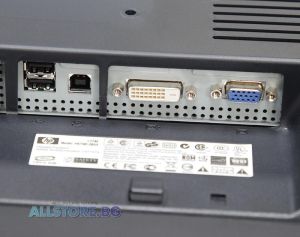 HP 1740, 17" 1280x1024 SXGA 5:4 USB Hub, Silver/Black, Grade B