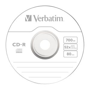 Media Verbatim CD-R 52X SC SINGLE WRAP 700MB EXTRA PROTECȚIE