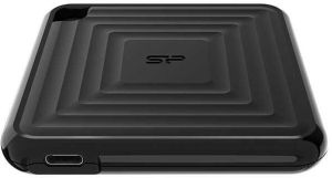 External SSD Silicon Power PC60, 1TB, USB 3.2 Gen2 Type-C, Black