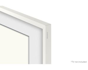 Accesoriu Ramă albă modernă personalizabilă Samsung pentru televizorul The Frame de 65 inchi