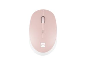 Mouse Natec Mouse Harrier 2 wireless 1600 DPI Bluetooth 5.1 alb-roz