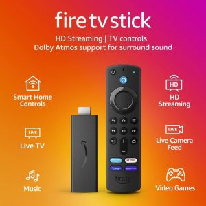 Player multimedia AMAZON Fire TV Stick Gen2, Wi-Fi 6, Alexa, Negru