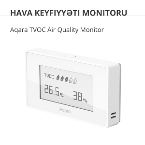Monitor pentru calitatea aerului Aqara TVOC: Model Nr: AAQS-S01; SKU: AS029GLW02